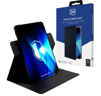 3mk ochranné pouzdro Universal Tablet Case pro tablety 9-11", Black