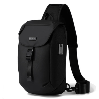 MYBALO Axis kompaktní batoh přes rameno, černá