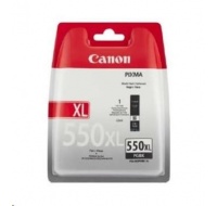 Canon CARTRIDGE PGI-550XL PGBK pigmentová černá pro PIXMA iP7250, iP8750, iX6850, MG5450, MG5x50, MG565x (500 str.)