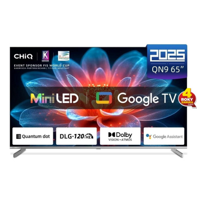 CHiQ M65QN9V TV 65", UHD MiniLED  Google TV DLG 120 Hz