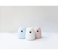 Rabbit & Friends Dotyková přenosná lampička medvídek | Modrá