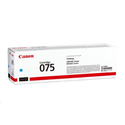 Canon TONER 075 Y žlutá pro i-SENSYS LBP646Cdw, LBP647Cdw, MF664Cdw, MF667Cdw (1300 str.)