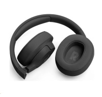 BAZAR - JBL Tune 720BT Black bezdrátová sluchátka přes uši, Bluetooth 5.3, černá - poškozený obal