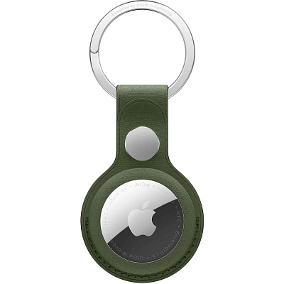 Apple AirTag FineWoven Key Ring - Moss