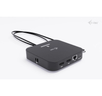 i-tec USB-C Dual HDMI Docking Station with Power Delivery 100W + i-tec Universal Charger 100W