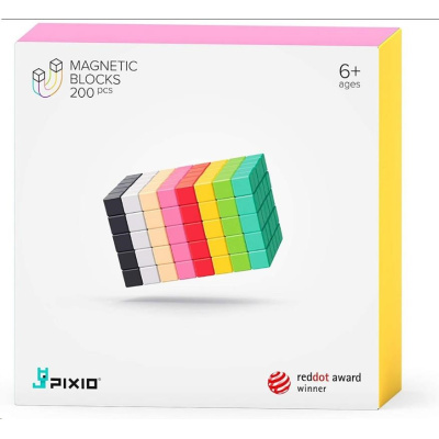 PIXIO-200 magnetická stavebnice / rozbaleno