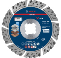 Bosch diamantový dělicí kotouč EXPERT MultiMaterial X-LOCK 125 × 22,23 × 2,4 × 12 mm