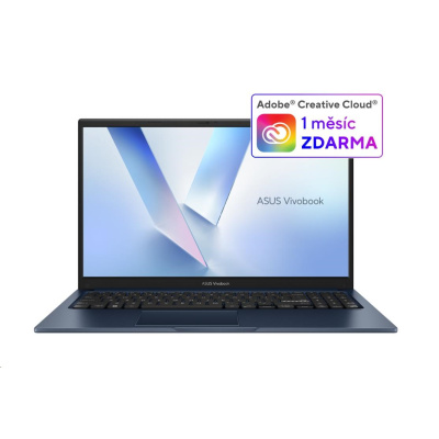 ASUS NTB Vivobook 15 (X1504VA-BQ2757W), i3-1315U, 15.6" FHD, 8GB, 512GB SSD, Intel, W11 Home, Quiet Blue