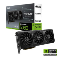 ASUS VGA NVIDIA GeForce RTX 5080 PRIME 16GB, 16GB GDDR7, 3xDP, 1xHDMI