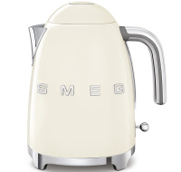 Smeg KLF03CREU rychlovarná konvice, 1,7 l, (7 šálků), 2400 W, styl 50. let, krémová