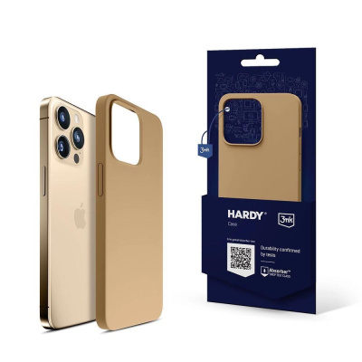 3mk ochranný kryt HARDY Silicone MagCase pro Apple iPhone 13 Pro Max, Gold