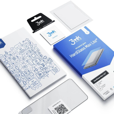 3mk tvrzené sklo HardGlass Max Lite Black pro Xiaomi 15T 5G/ 15T Pro 5G