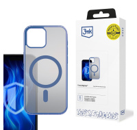 3mk ochranný kryt Frosty MagCase Blue pro Apple iPhone 14