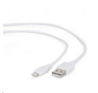 GEMBIRD Kabel USB 2.0 Lightning (IP5 a vyšší) nabíjecí a synchronizační kabel, 2m, bílý