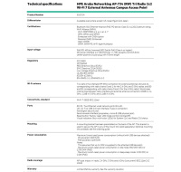 HPE Aruba Networking AP-734 (RW) Tri Radio 2x2 Wi-Fi 7 External Antennas Campus Access Point