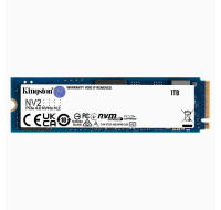 Kingston SSD 1TB (1000GB) NV2 M.2 2280 NVMe™ PCIe Gen (R: 3500MB/s; W: 2100MB/s)