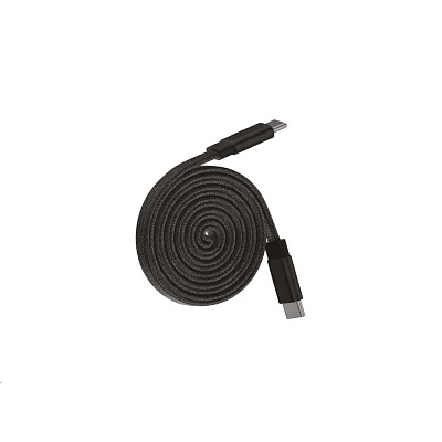 WG - Datový kabel Type-C na Type-C, 1 metr, 5 A, 240 W, magnetický samonavíjecí, černá