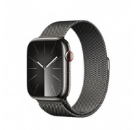 APPLE Watch Series 9 GPS + Cellular 41mm Graphite Stainless Steel Case with Graphite Milanese Loop