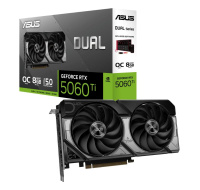 ASUS VGA NVIDIA GeForce RTX 5060 Ti DUAL OC 8G, 8GB GDDR7, 3xDP, 1xHDMI
