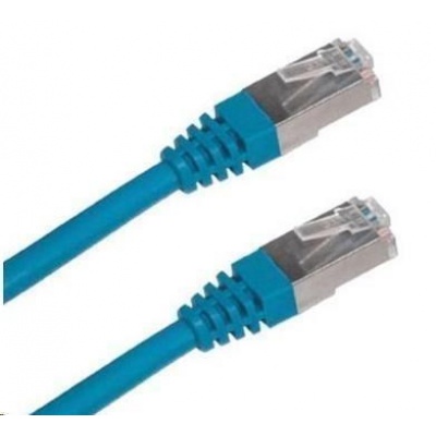 XtendLan patch kabel Cat6A, S-FTP - 0,30m, modrý
