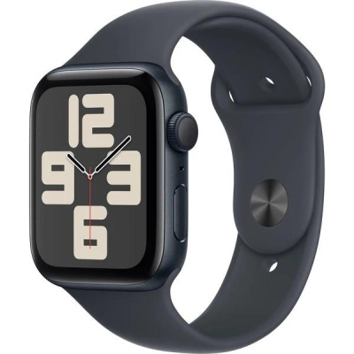 Apple Watch SE (2024) GPS 40mm Midnight Aluminium Case with Midnight Sport Band - S/M