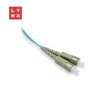 LYNX duplexní patch kabel MM, OM3, SC/SC, 50/125µm, 2m