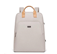 MYBALO Nova dámský městský batoh na noteboo - béžová