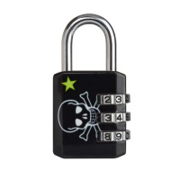 Master Lock Kombinační visací zámek  1509EURDSKULL - 30mm