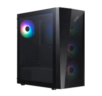 ADATA XPG case LANDER 500 Mid-Tower, bez zdroje, 4x 120mm ARGB Fan, Černá