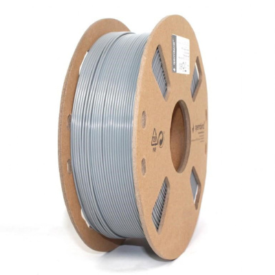 GEMBIRD Tisková struna (filament) PETG, 1,75mm, 1kg, šedá