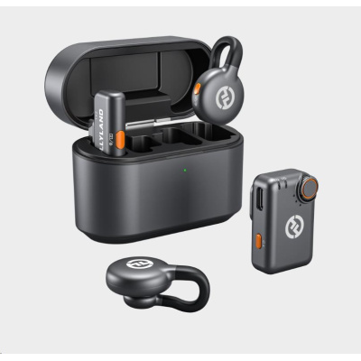 Hollyland LARK M2S Mini Combo Wireless Lavalier Microphone Mini Combo (Space Gray)