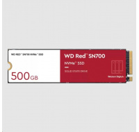 WD RED SSD NVMe 500GB PCIe SN700, Geb3 8GB/s, (R:3430/W:2600 MB/s) TBW 1000