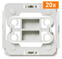 Homematic IP  Adaptér Berker B2, set 20ks - EQ3-ADA-B2-20