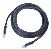 GEMBIRD kabel patchcord Cat5e UTP 0,5m, černý