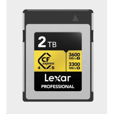 Lexar CFexpress 4.0 Pro Gold R3600/W3300 2TB