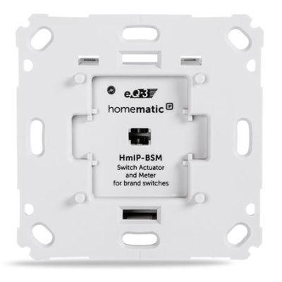 Homematic IP  Spínací akční člen s měřením - 5A, zápustná montáž - HmIP-BSM