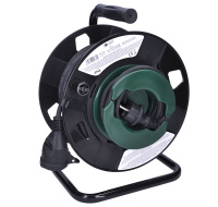 Solight prodlužovací přívod na bubnu, 1 zásuvka, venkovní, 25m gumový kabel, 3x 1,5mm2, IP44