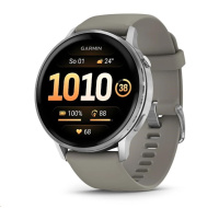 Garmin Venu® 4 - 45 mm Silver / Silver Gray silikonový řemínek