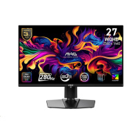 MSI LCD MAG 271QP QD-OLED X28,26.5" 2560x1440 QD-OLED,280Hz,178/178,250nits,VESA,HDMI,DP,USB-C,Audio,Black