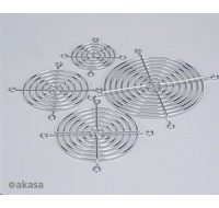 AKASA ochranná mřížka MG-08, pro ventilátory 80mm, chromovaná