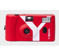 YASHICA MF-1 Snapshot Art Camera (Red) - analogový fotoaparát
