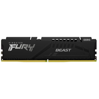 KINGSTON DIMM DDR5 8GB 6000MT/s CL30 ECC FURY Beast EXPO Černá