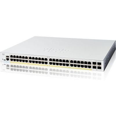 BAZAR - Cisco Catalyst switch C1300-48P-4G (48xGbE,4xSFP,48xPoE+,375W) - REFRESH - poškozený obal