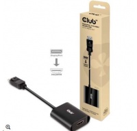 Club3D Adaptér aktivní DisplayPort 1.4 na HDMI 4K120HZ HDR (M/F), černá