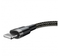 Baseus Cafule nabíjecí / datový kabel USB na Lightning 1,5A 2m, šedá-černá