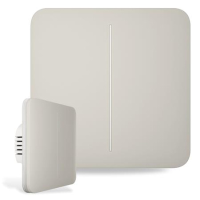 Ajax  SoloButton (2-gang) - Samostatné dvou tlačítko pro LightSwitch, ústřicová