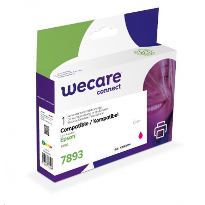 WECARE ARMOR cartridge pro Epson WorkForce Pro WF-5110, 5190, 5620, 5690 (C13T789340), červená/magenta, 38ml, 4000str