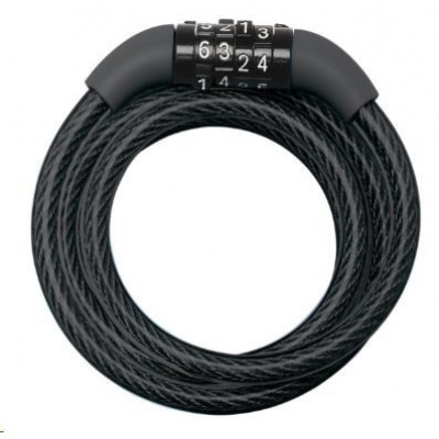Master Lock Spirálový kombinační zámek na kolo  8143EURDPRO - 1,2m