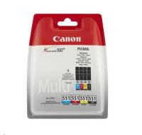 Canon CARTRIDGE CLI-551 C/M/Y/BK Multi Pack SEC pro PIXMA IP7250, IP8750, IX6850, MG5x50, MX725, MX925 (300 str.)