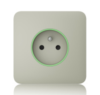 Ajax SoloCover (smart) - Samostatný kryt zásuvky, ústřicová